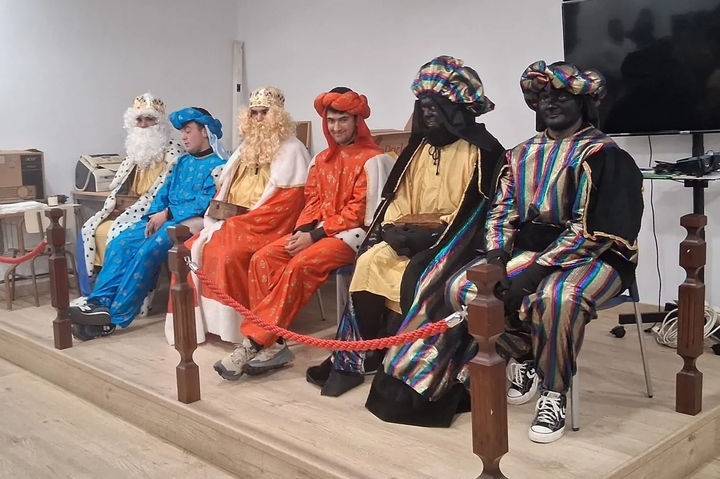 Visita de los Reyes Magos a Bañobárez