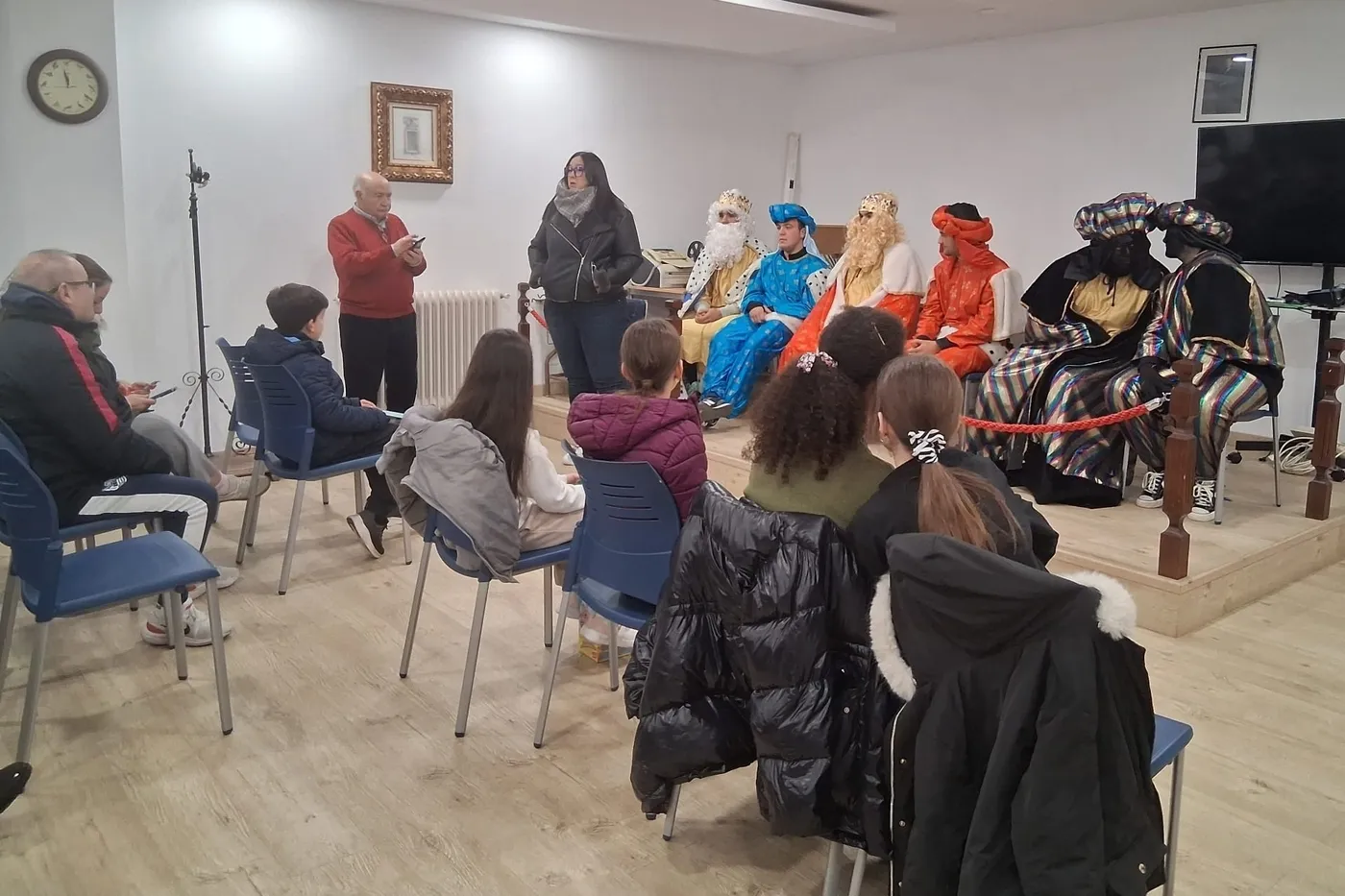 Visita de los Reyes Magos a Bañobárez