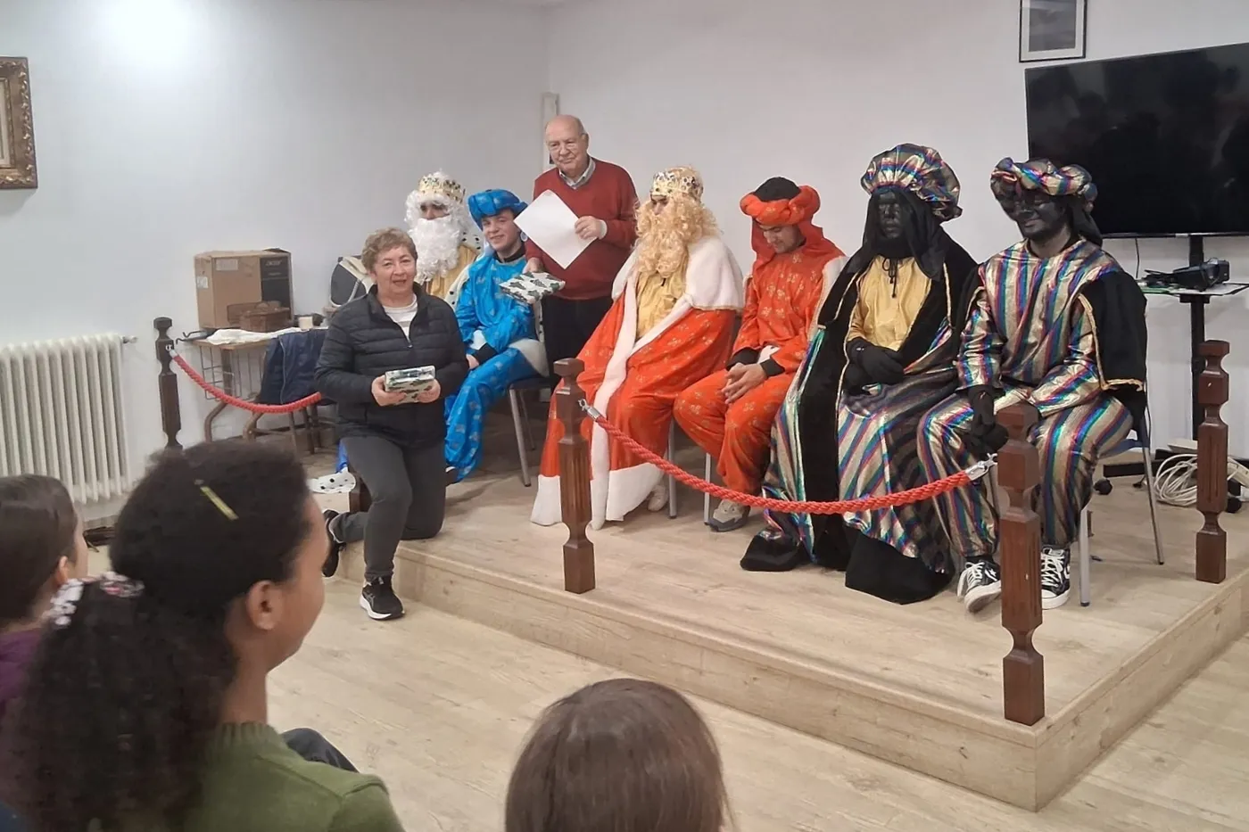 Visita de los Reyes Magos a Bañobárez