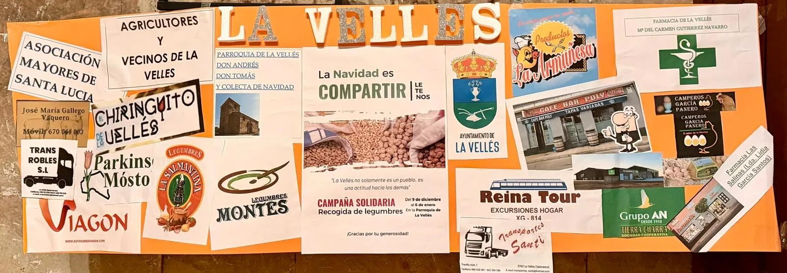 La Vellés demuestra su solidaridad con la recogida de más de 2.100 kilos de alimentos