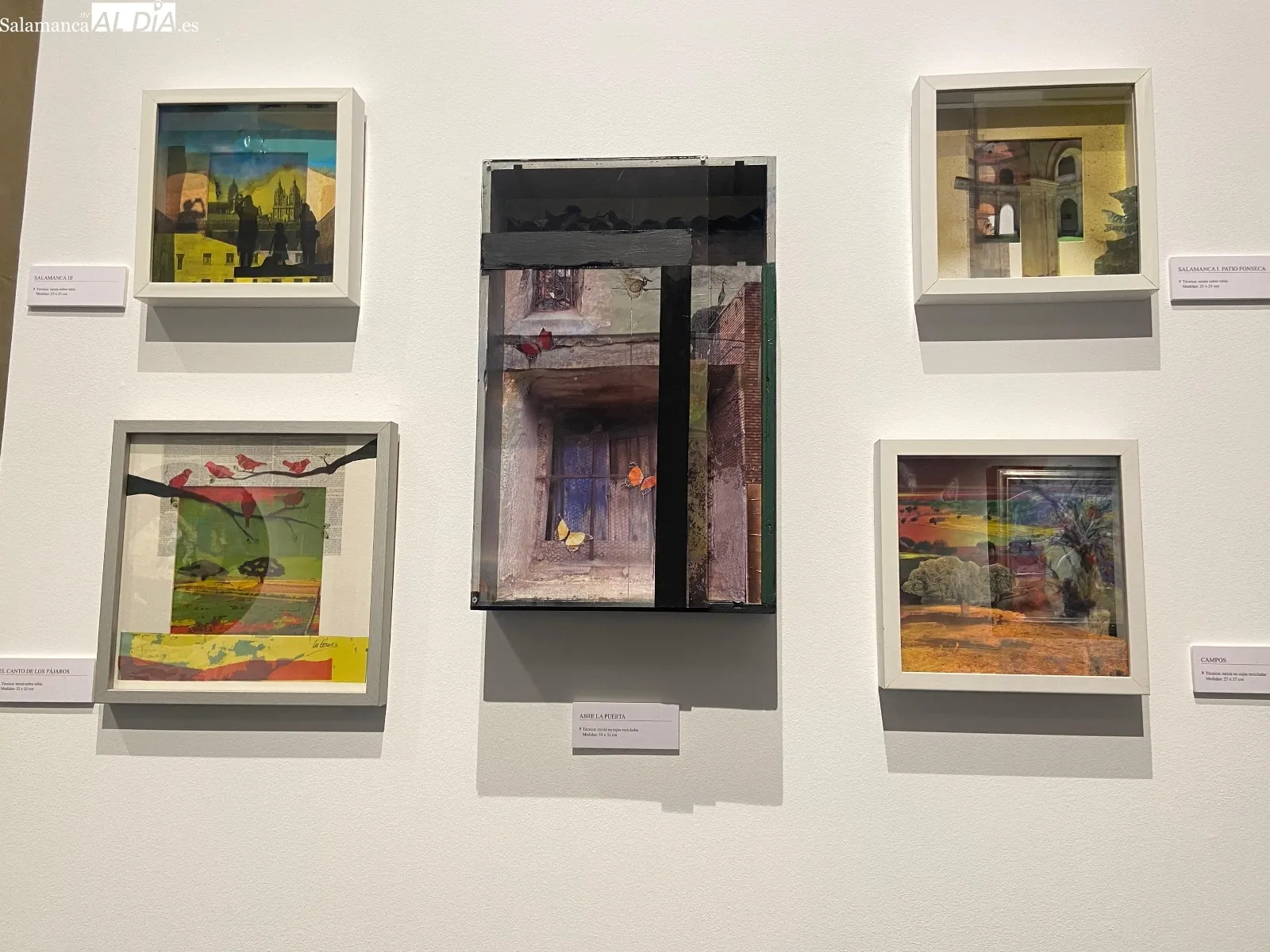 Marina Gómez recorre su trayectoria en la exposición 'Dos tiempos, dos espacios' de La Salina | FOTOS: Vanesa Martins 
