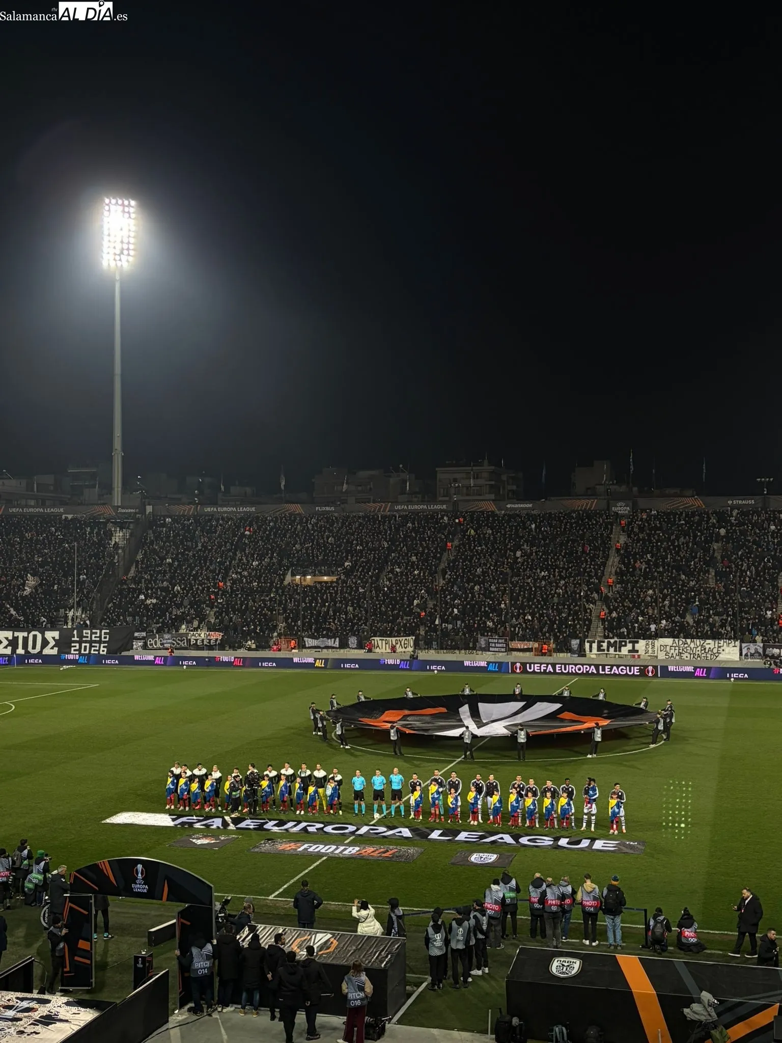 Ponz, en Grecia por el PAOK - Betis / Fotos: Cedidas a SALAMANCArtv AL DÍA
