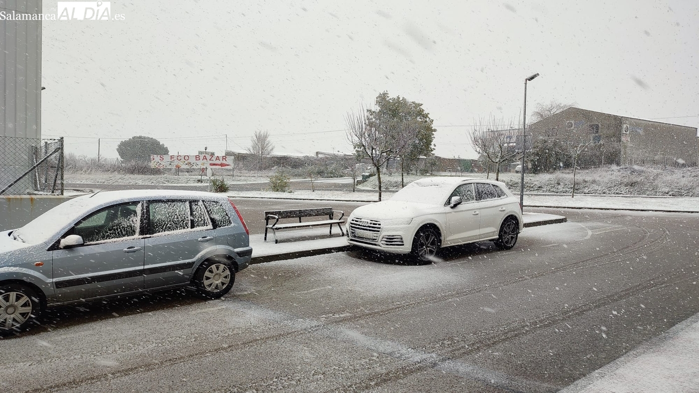 Nieve en Salamanca: aviso naranja en Vitigudino y Arribes