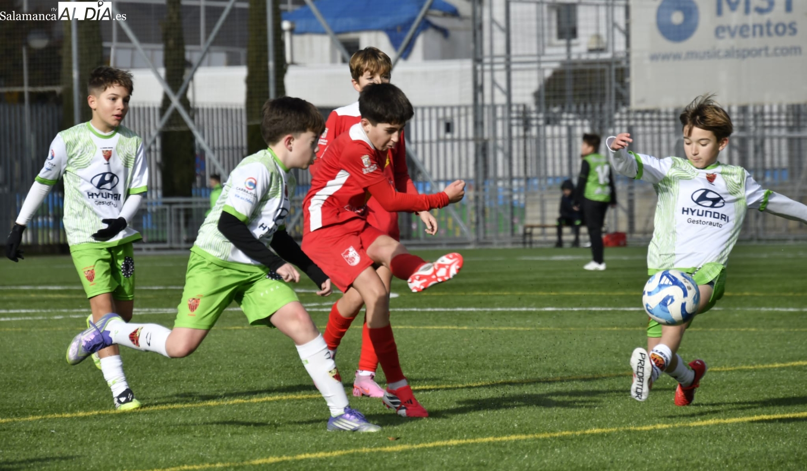 FOTOS | El fútbol base salmantino despide enero y recibe febrero con una emocionante jornada cargada de goles, victorias y pasión