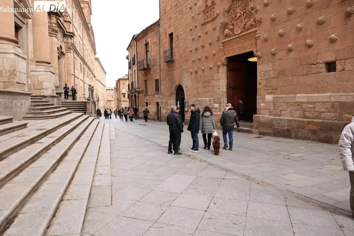 Ambiente en Salamanca este domingo. Foto: David Sañudo
