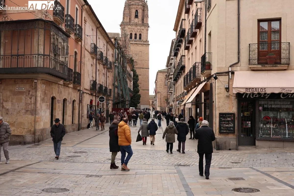 Ambiente en Salamanca este domingo. Foto: David Sañudo