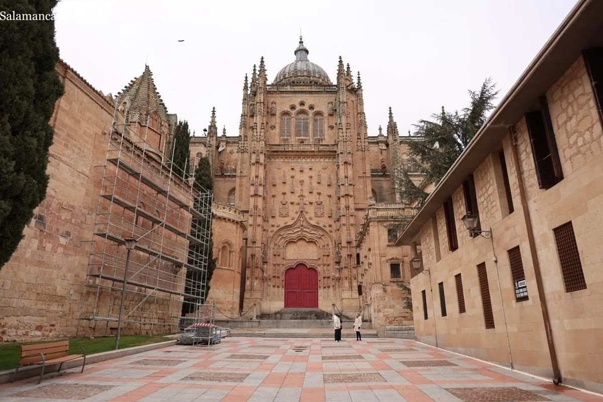Ambiente en Salamanca este domingo. Foto: David Sañudo