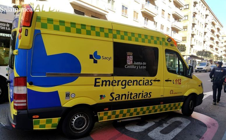 Herida una niña de 10 años en un accidente en Salamanca