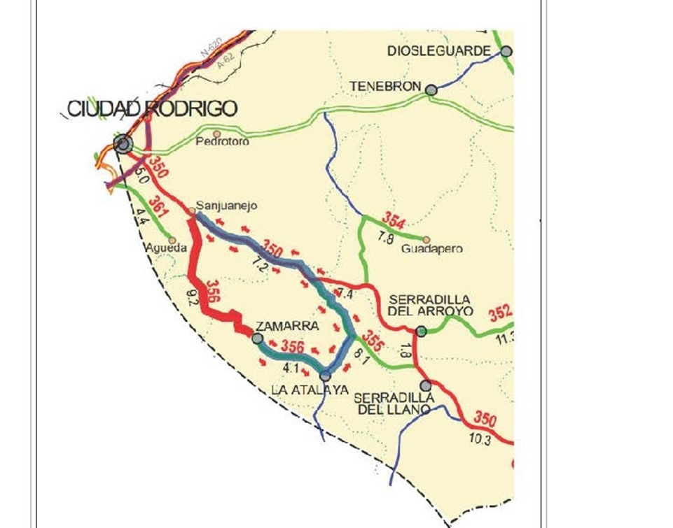 Carretera DSA-356 cortada: fechas y desvío alternativo