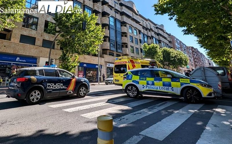 Herido un hombre de 49 años en un atropello en Salamanca