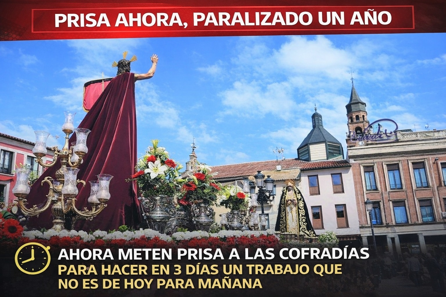 Un año con el expediente paralizado y ahora meten prisas a las cofradías: la denuncia del PP ante la declaración de Interés Turístico Regional de la Semana Santa