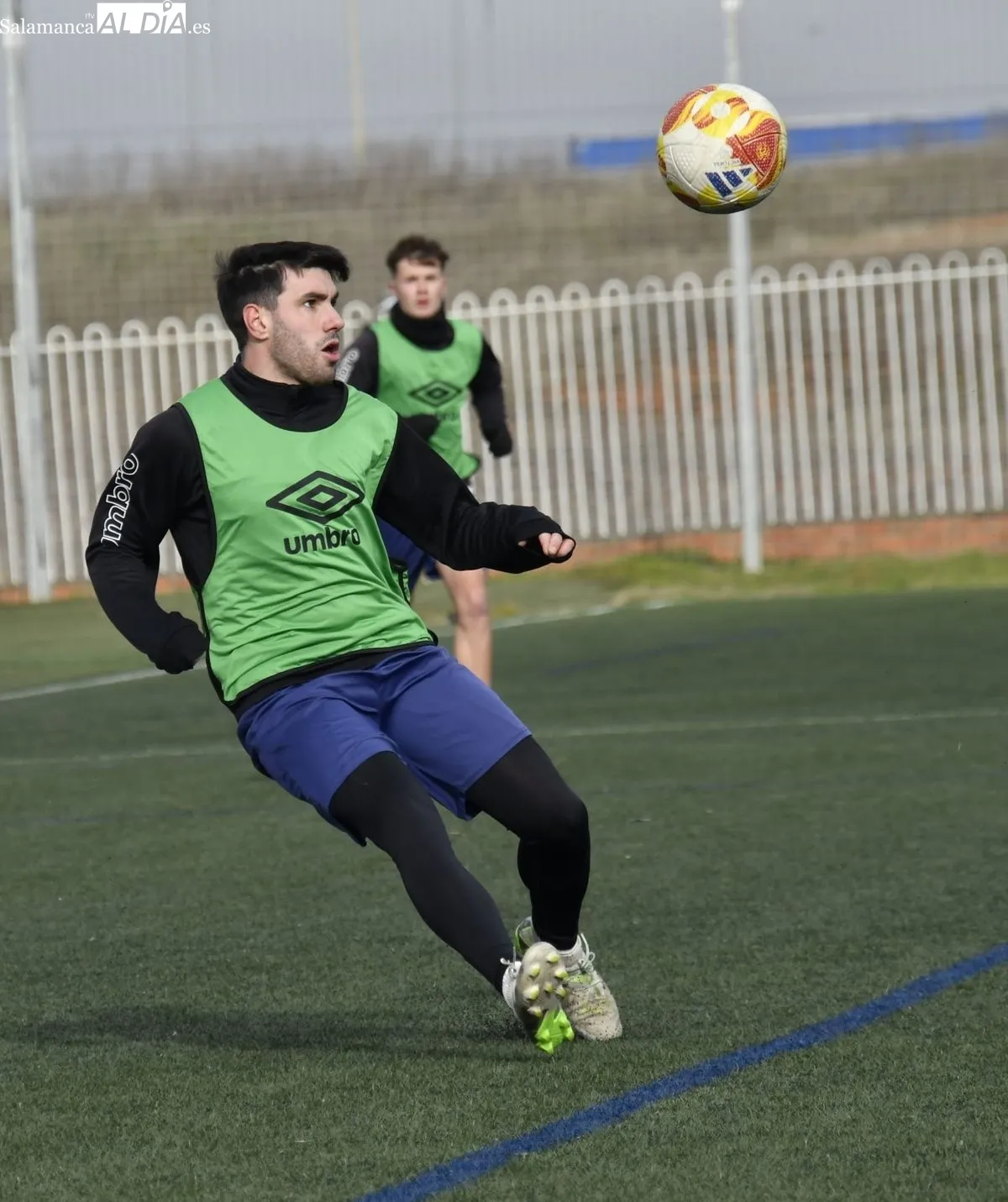 Entrenamiento del Salamanca UDS realizado esta mañana en el campo Tori