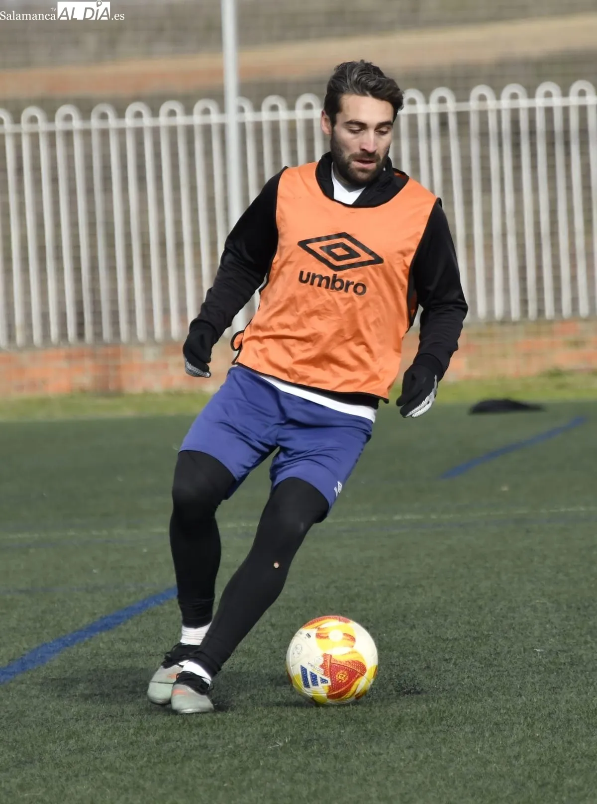 Entrenamiento del Salamanca UDS realizado esta mañana en el campo Tori
