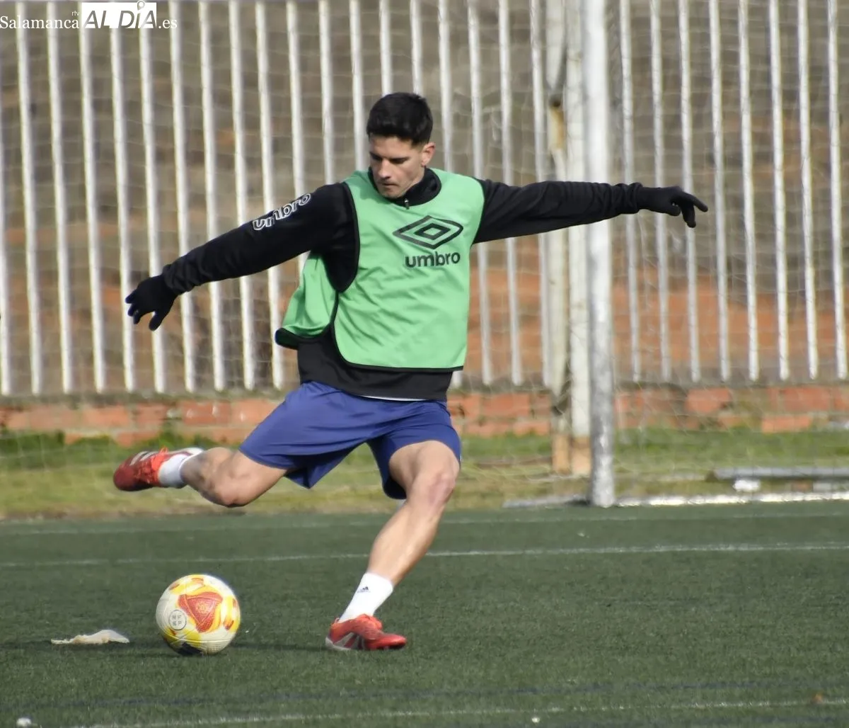 Entrenamiento del Salamanca UDS realizado esta mañana en el campo Tori