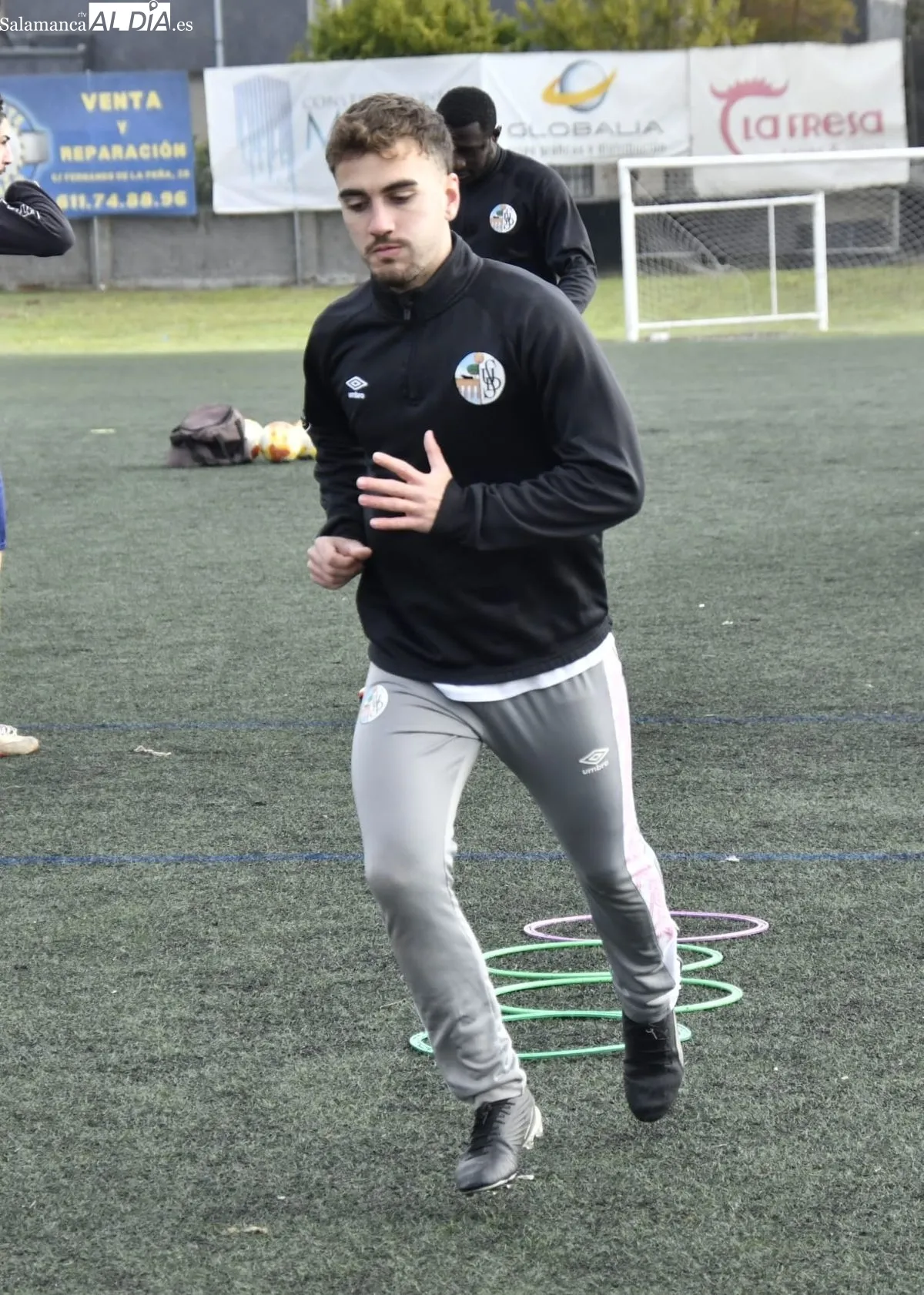 Entrenamiento del Salamanca UDS realizado esta mañana en el campo Tori