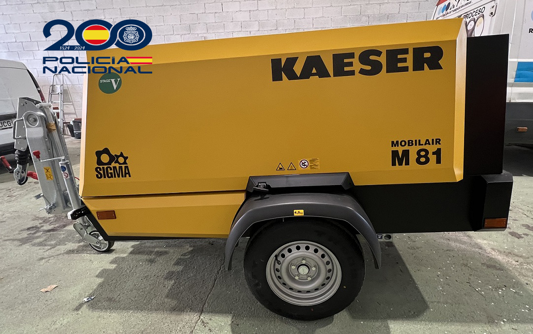 Detenida la responsable de una empresa en Salamanca por apropiarse de un compresor de 40.000 euros de un expleado