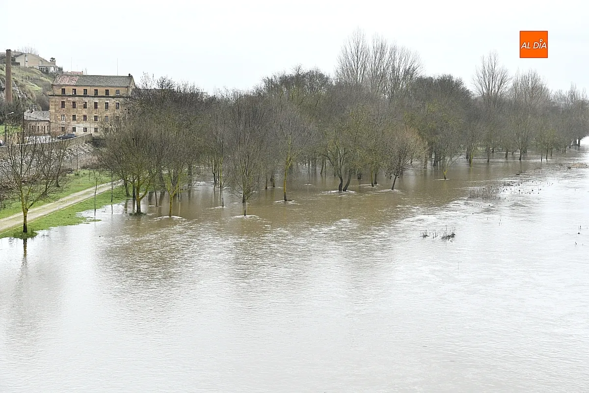 Las presas de Irueña y Águeda mantienen “a raya” su río al paso por Miróbriga