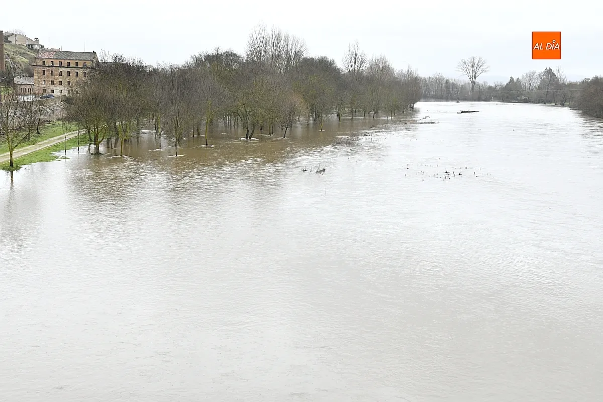 Las presas de Irueña y Águeda mantienen “a raya” su río al paso por Miróbriga