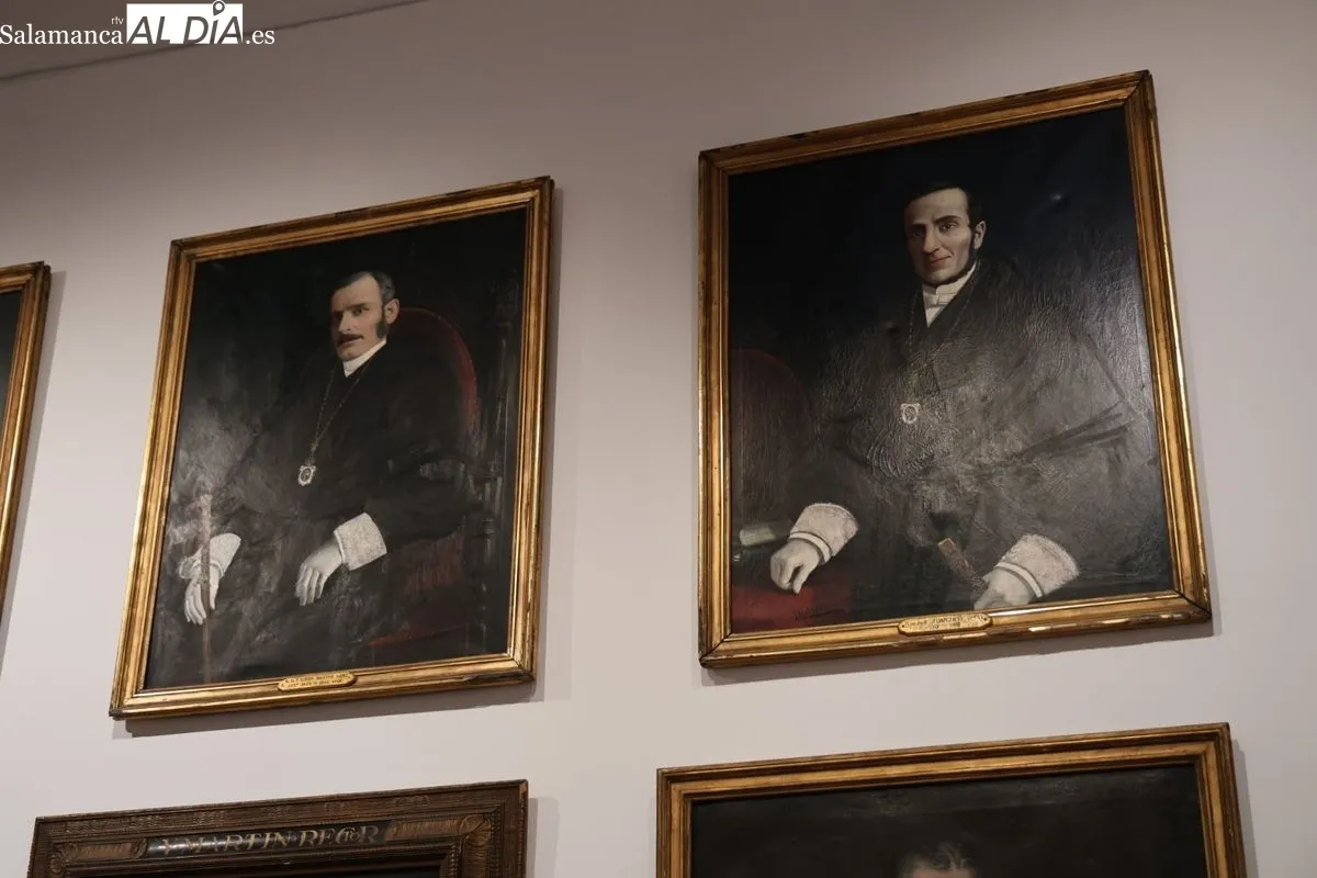 Abierta al público la histórica Galería de Retratos de los Rectores de la Universidad de Salamanca. Foto de David Sañudo