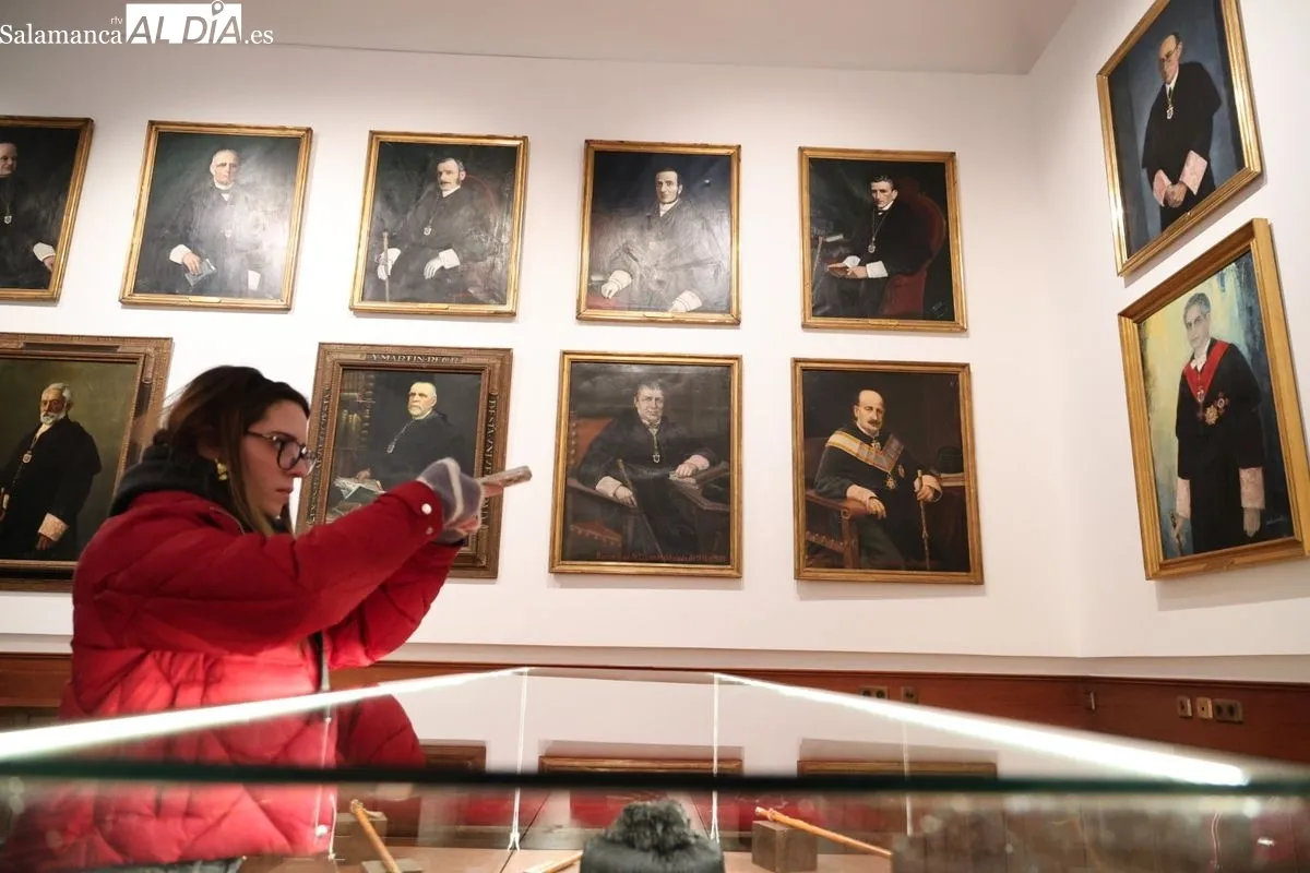 Abierta al público la histórica Galería de Retratos de los Rectores de la Universidad de Salamanca. Foto de David Sañudo