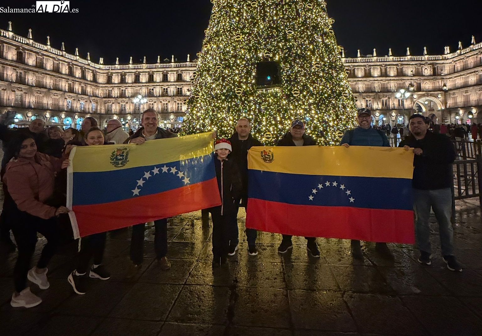 Caída de Maduro: venezolanos de Salamanca lo celebran