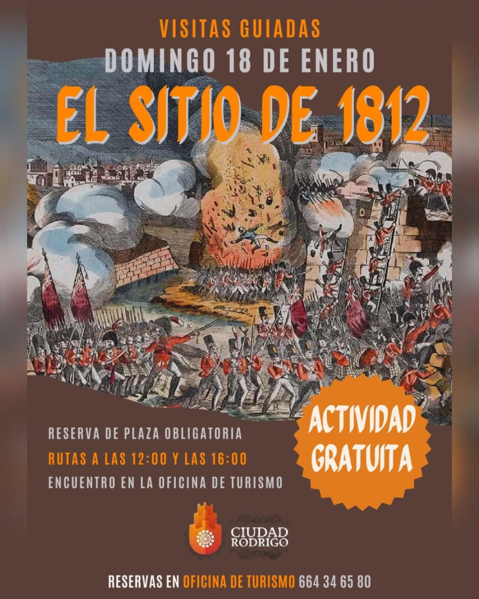 Foto 2 - Ciudad Rodrigo rememora la liberaci&oacute;n de la ciudad 1812 con dos visitas guiadas gratuitas este domingo