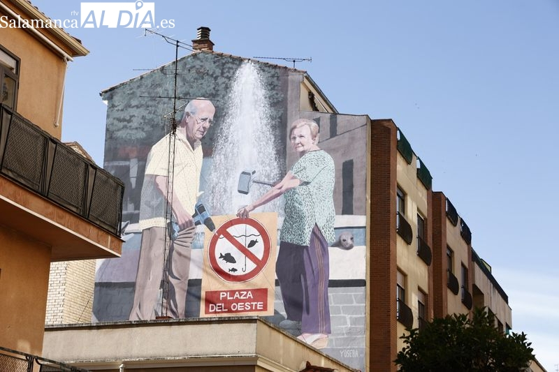 Galería Urbana 2024 en el Barrio del Oeste de Salamanca