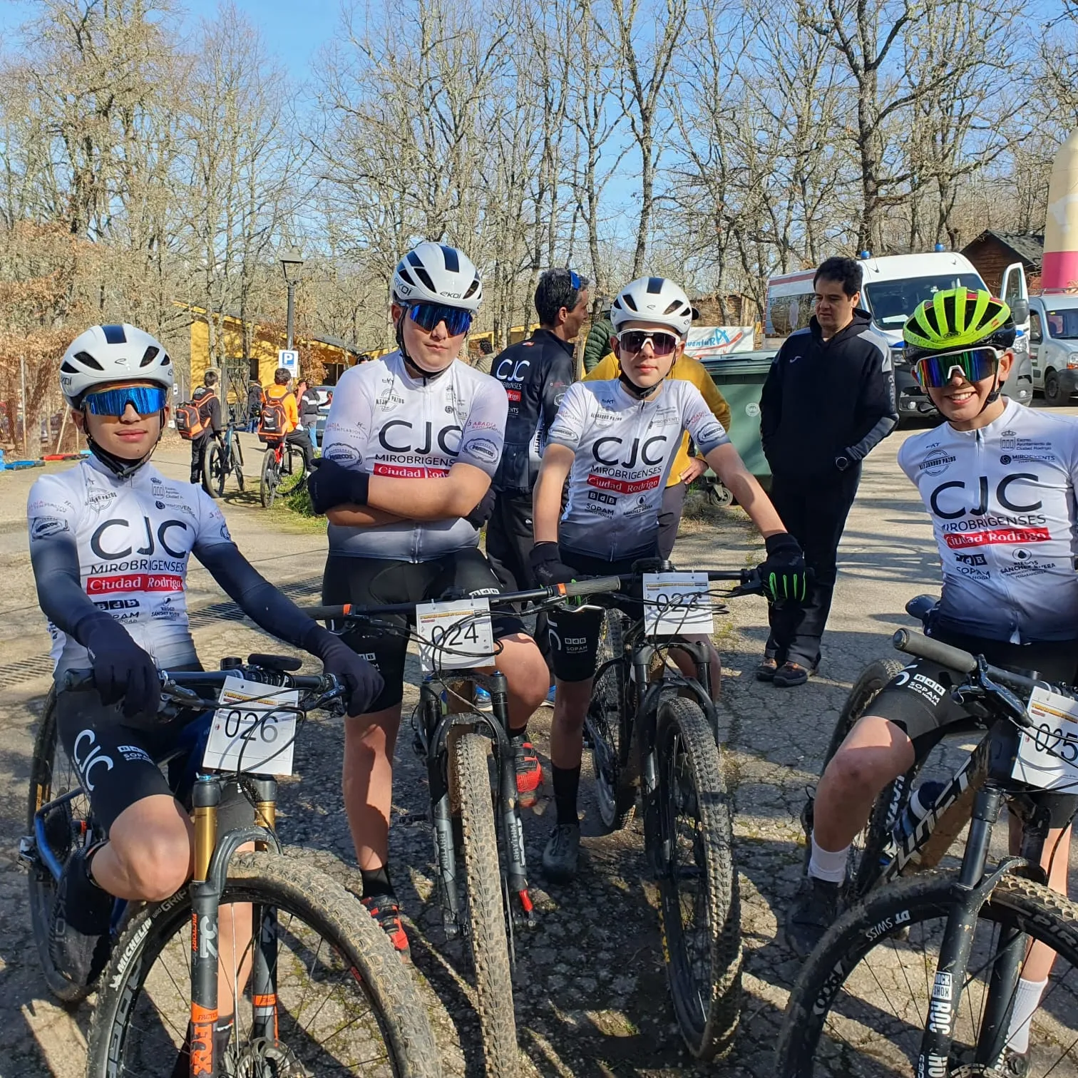 Club Jóvenes Ciclistas Mirobrigense en la VI prueba XCO-BTT