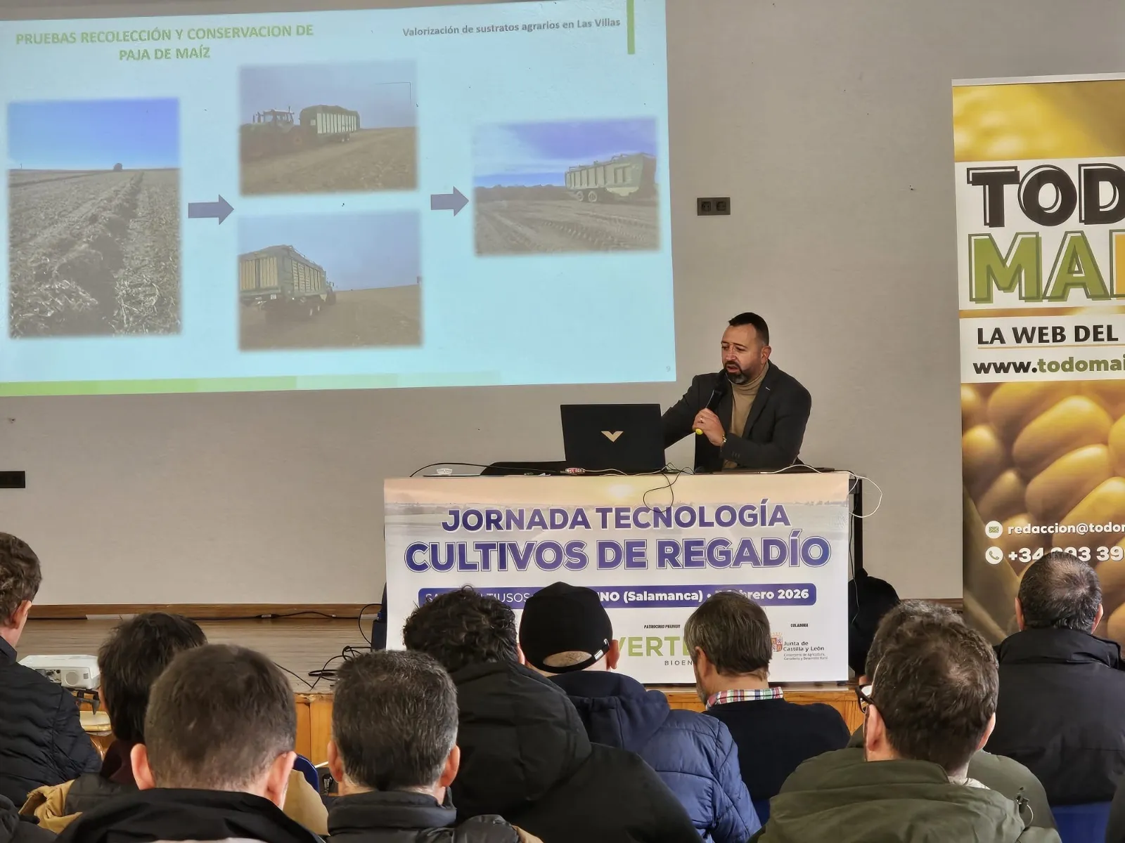 Foto 6 - La tecnolog&iacute;a y la nueva PAC centran una jornada sobre regad&iacute;o en Cantalpino