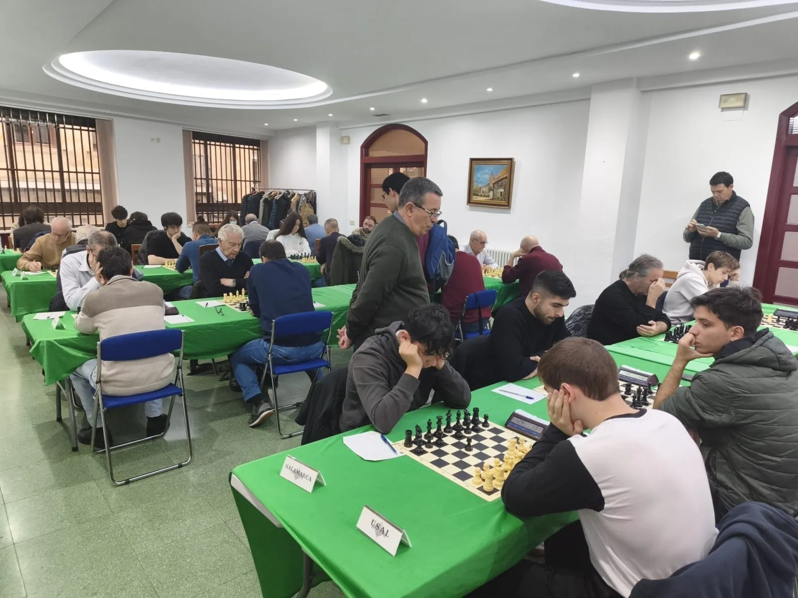 Foto 3 - La USAL revalida su t&iacute;tulo como campeona provincial de ajedrez por equipos