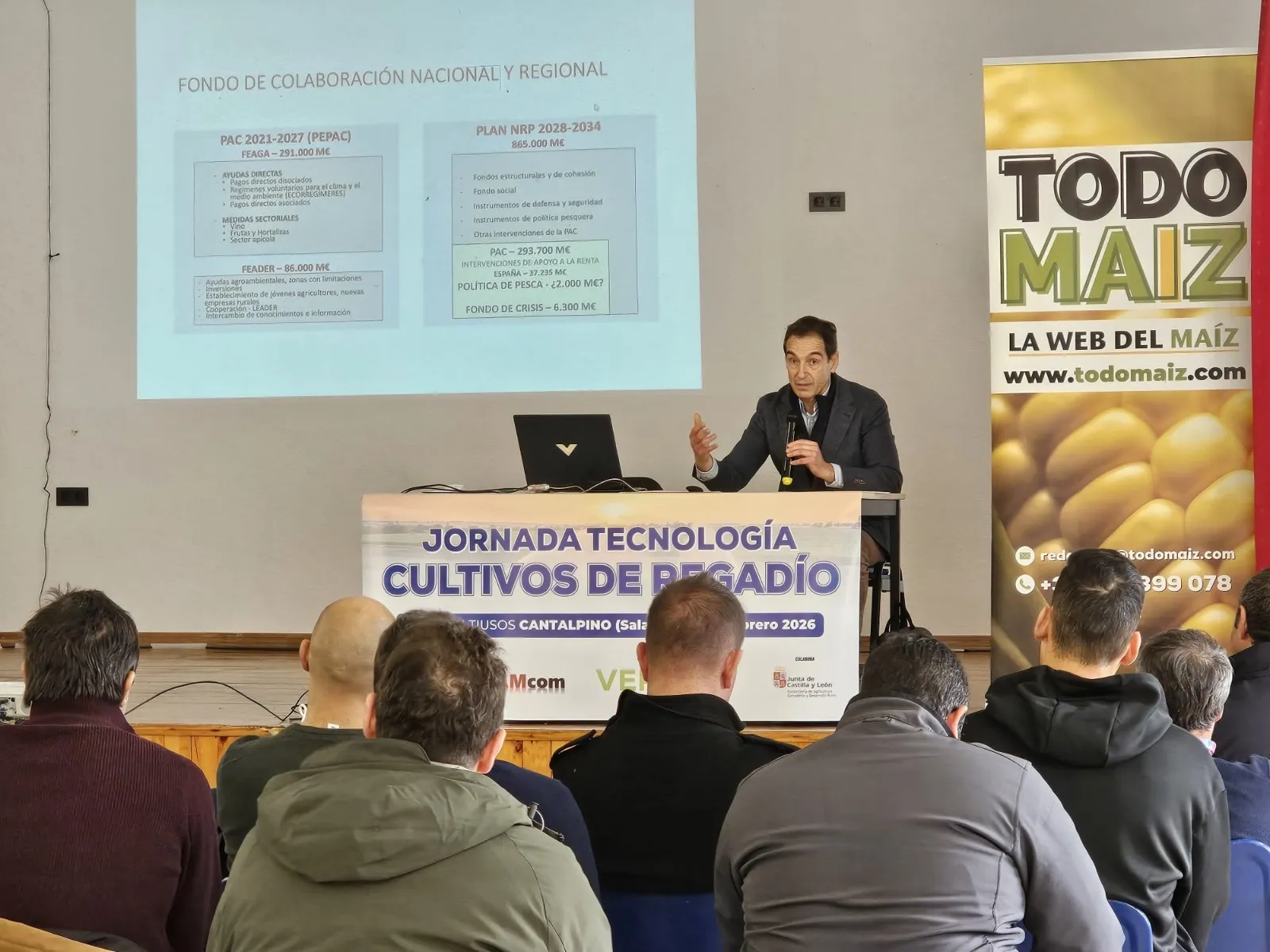 Foto 3 - La tecnolog&iacute;a y la nueva PAC centran una jornada sobre regad&iacute;o en Cantalpino