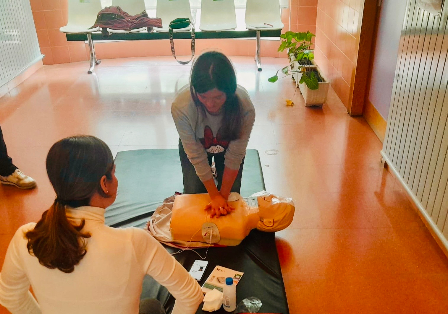 El Centro de Salud de Peñaranda retoma el 21 de febrero el curso de RCP y ofrece su colaboración a los centros educativos