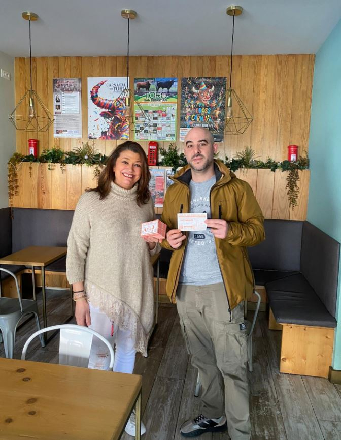 Gana 500 farinatos en el sorteo del toro de San Sebastián