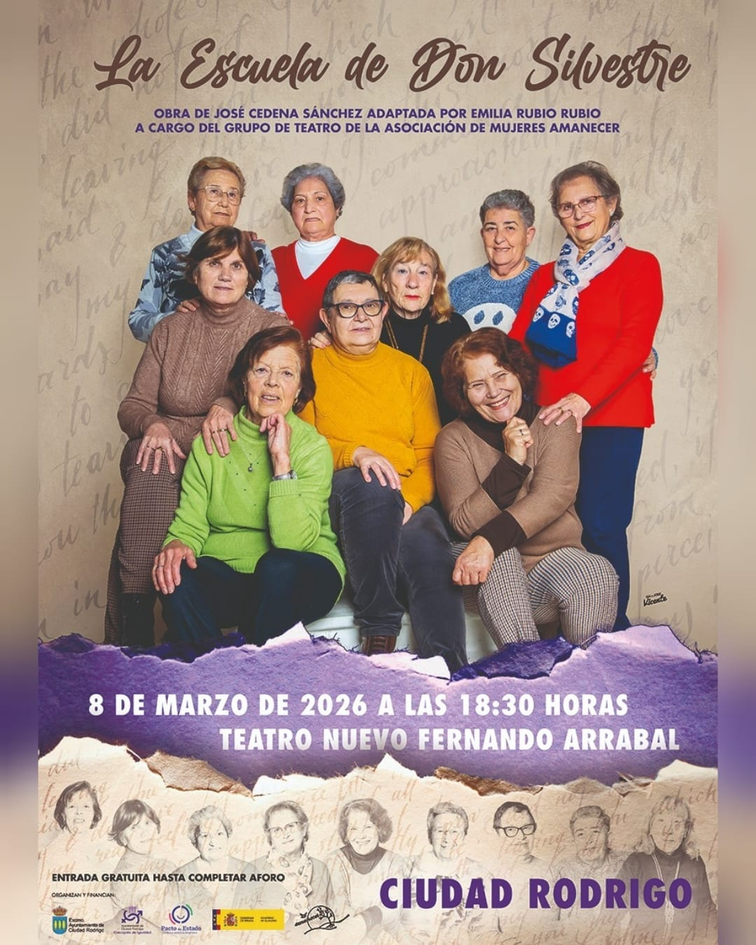 Visita guiada y teatro gratuitos para celebrar el Día de la Mujer en Ciudad Rodrigo