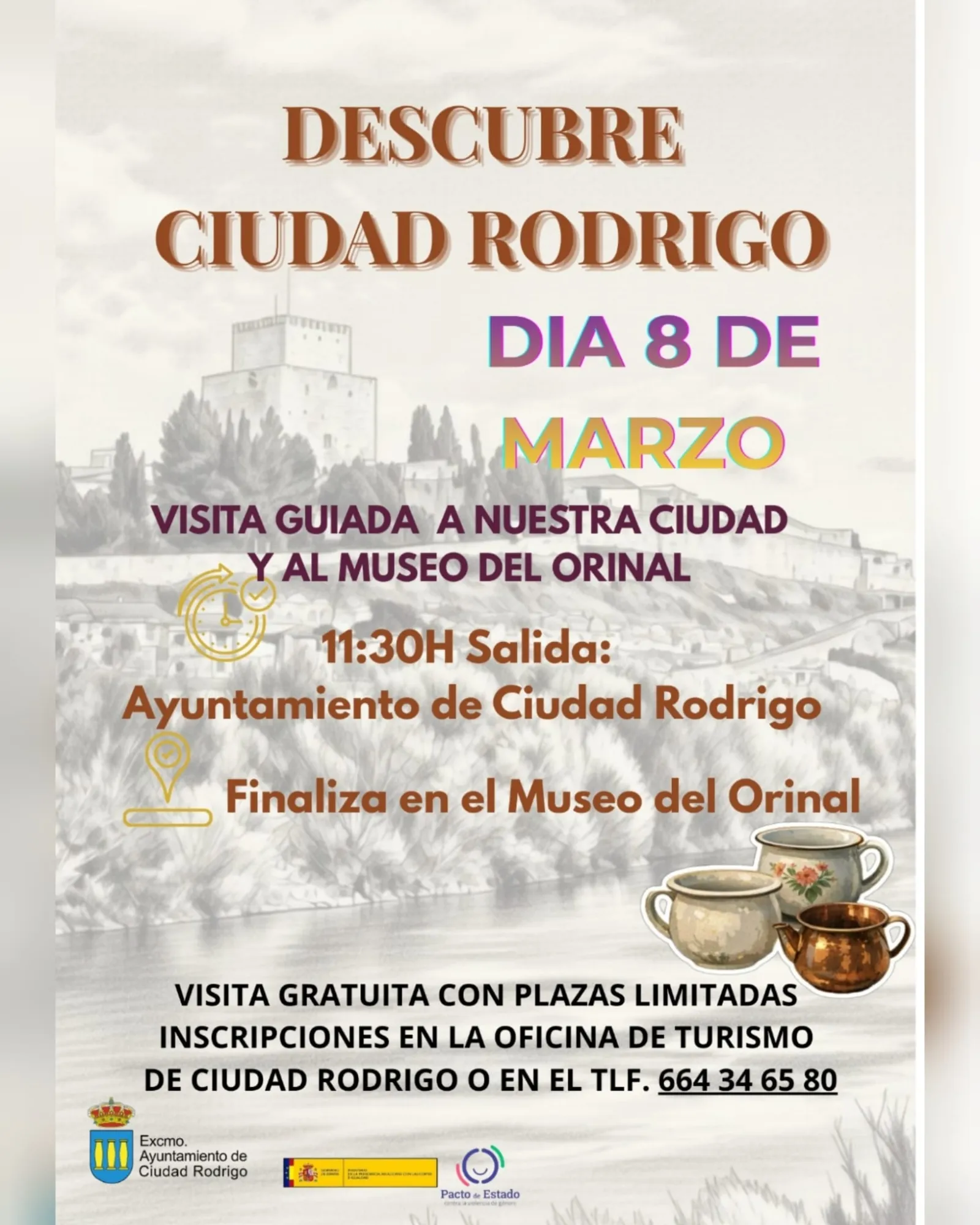 Foto 2 - Visita guiada y teatro gratuitos para celebrar el D&iacute;a de la Mujer en Ciudad Rodrigo