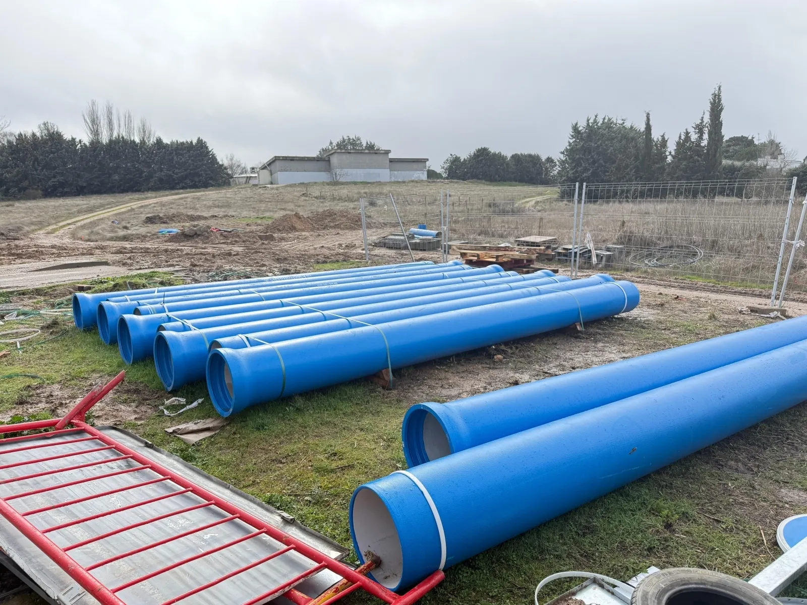 Foto 2 - Santa Marta completa el 90 % de la obra para conectar su red de agua con Salamanca