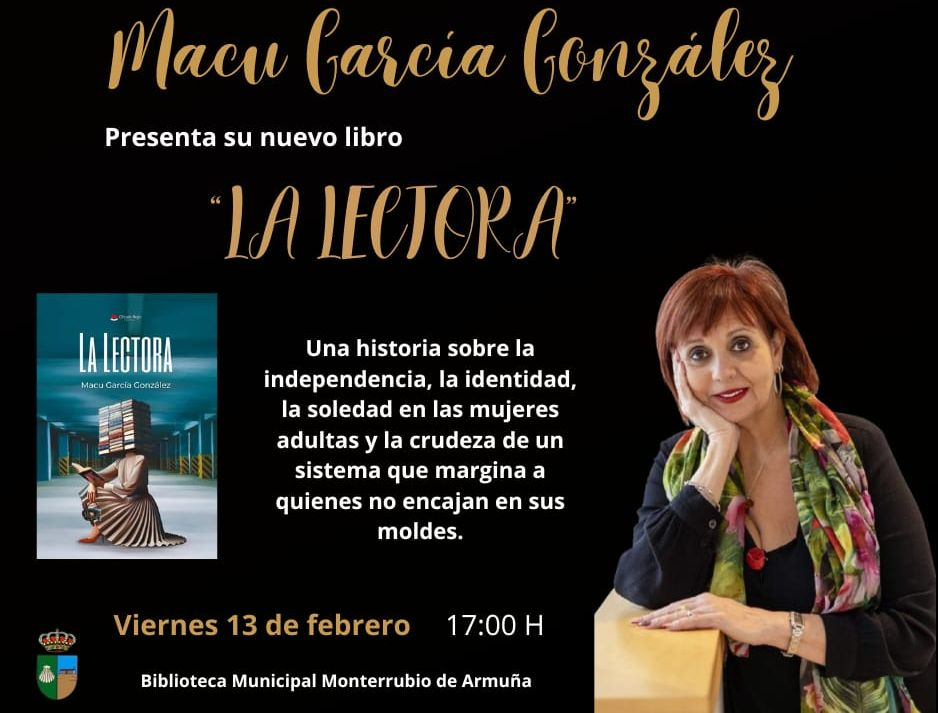 Literatura, erotismo y realidad humana en la nueva novela que Macu García presentará en Monterrubio