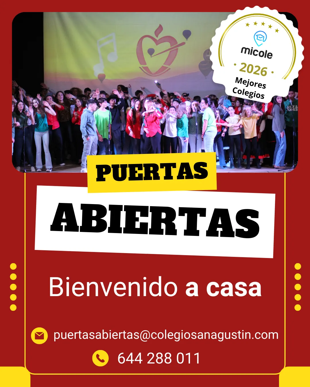 Foto 3 - El Colegio San Agust&iacute;n inicia su campa&ntilde;a de admisi&oacute;n avalado como el mejor centro de Salamanca por Micole
