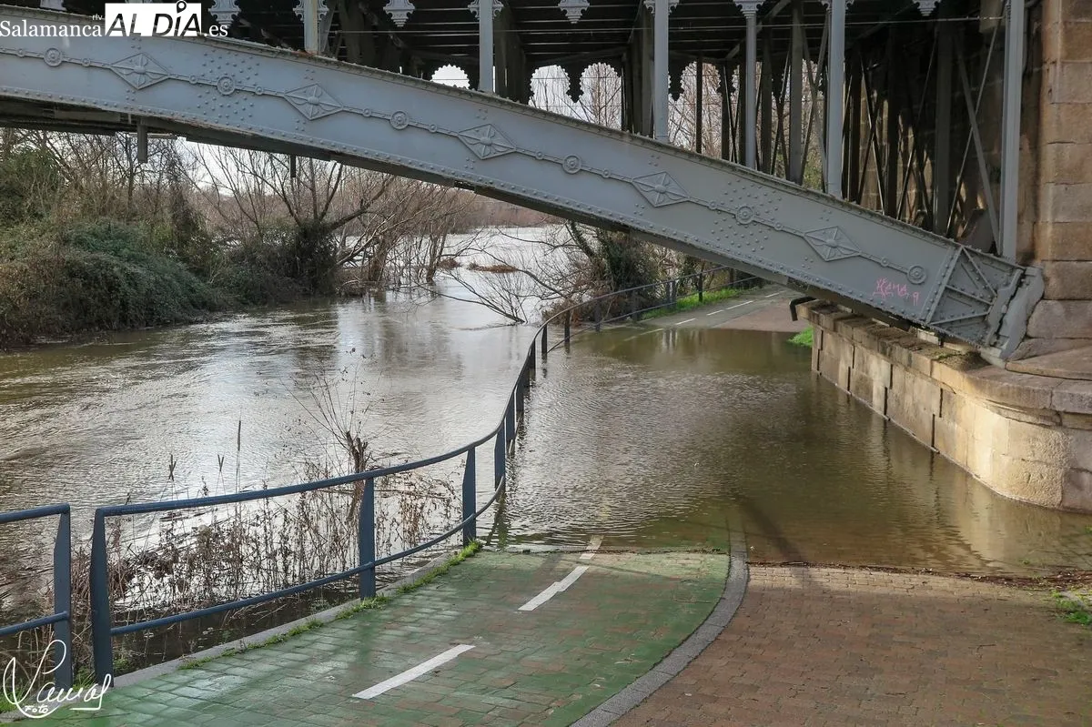 El Tormes, imponente a su paso por Salamanca | Fotos: Manuel Lamas
