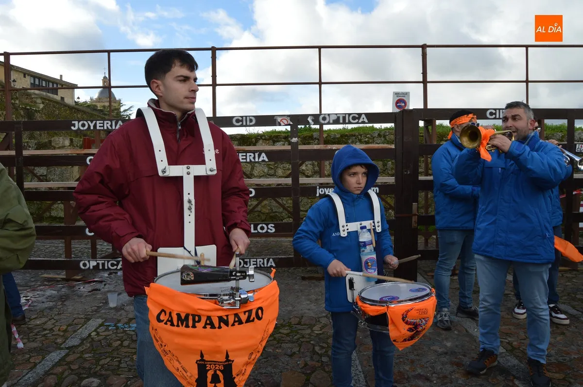 Campanazo del Carnaval del Toro de Ciudad Rodrigo 2026. 