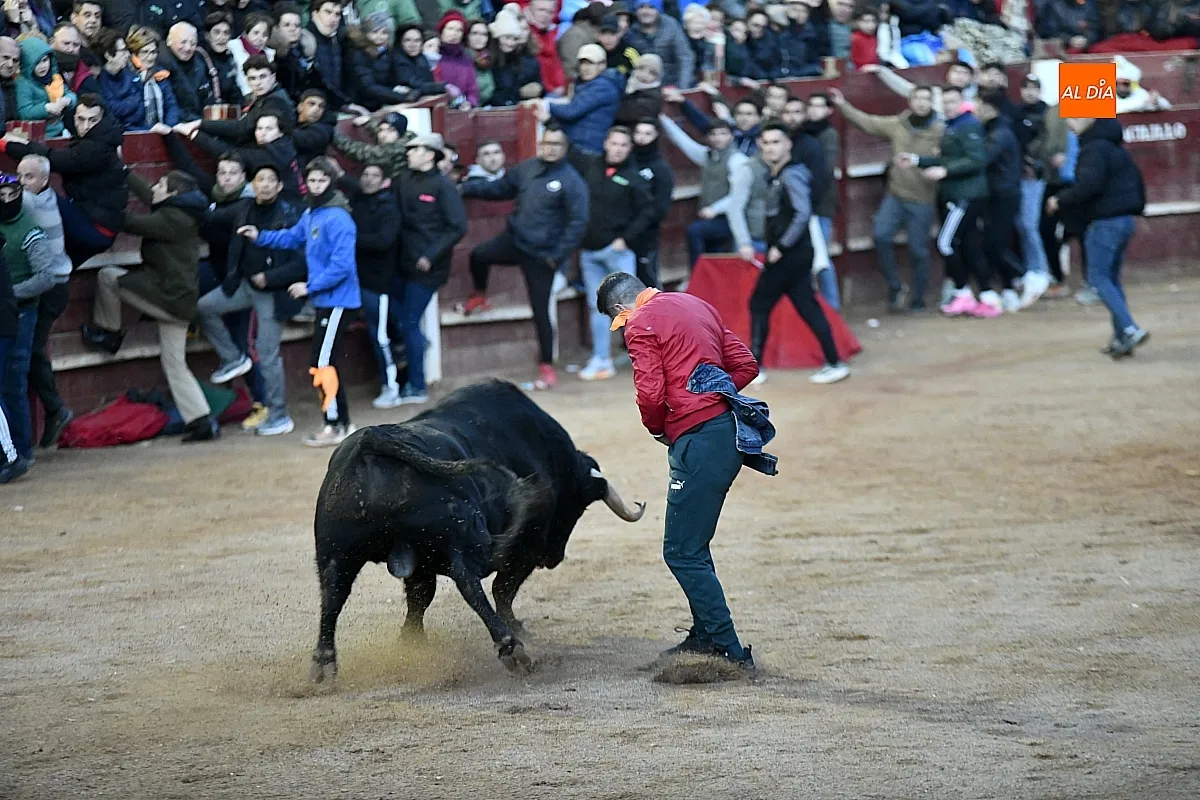 Los tres de Monte la la Ermita emocionan al público en la capea del martes tarde