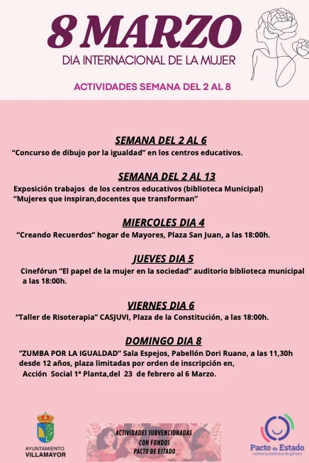 Foto 2 - Cinef&oacute;rum, talleres y una sesi&oacute;n de zumba por la igualdad: Villamayor celebra el 8M  