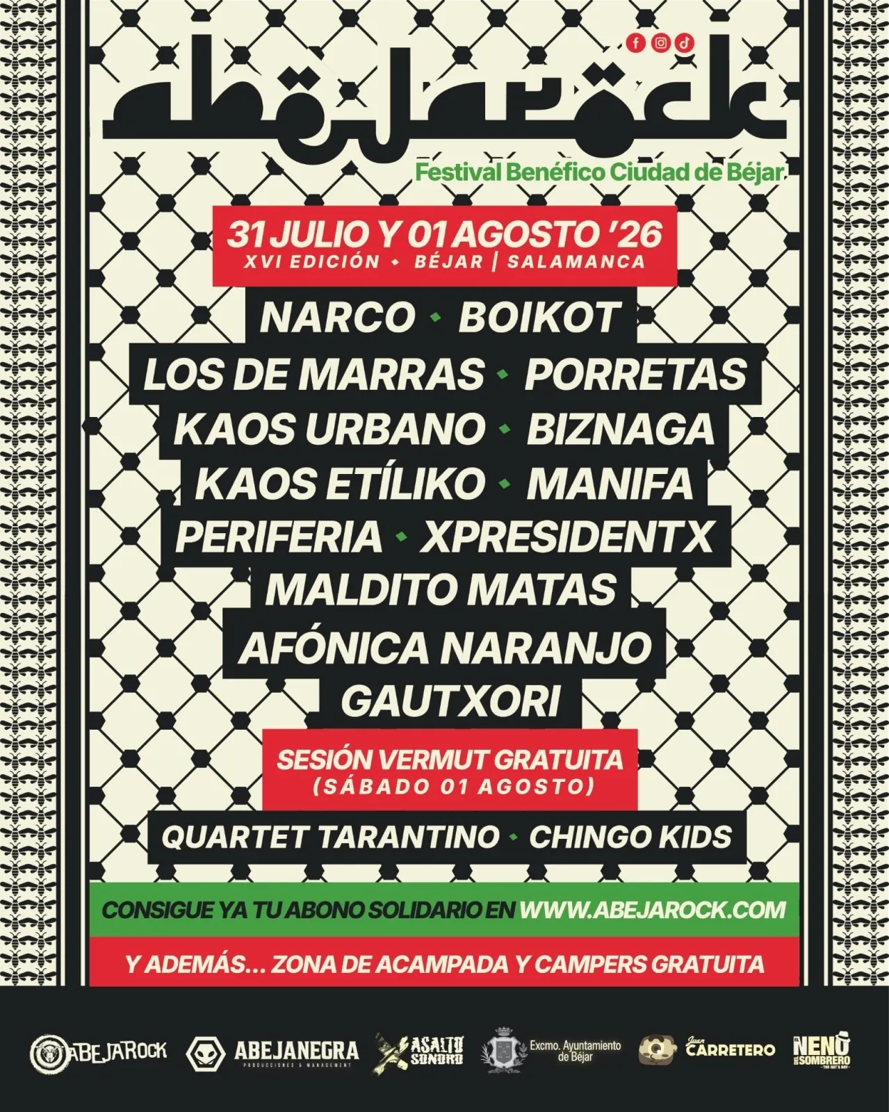 Foto 2 - El festival solidario AbejaRock regresa a B&eacute;jar: fechas y cartel completo de artistas 