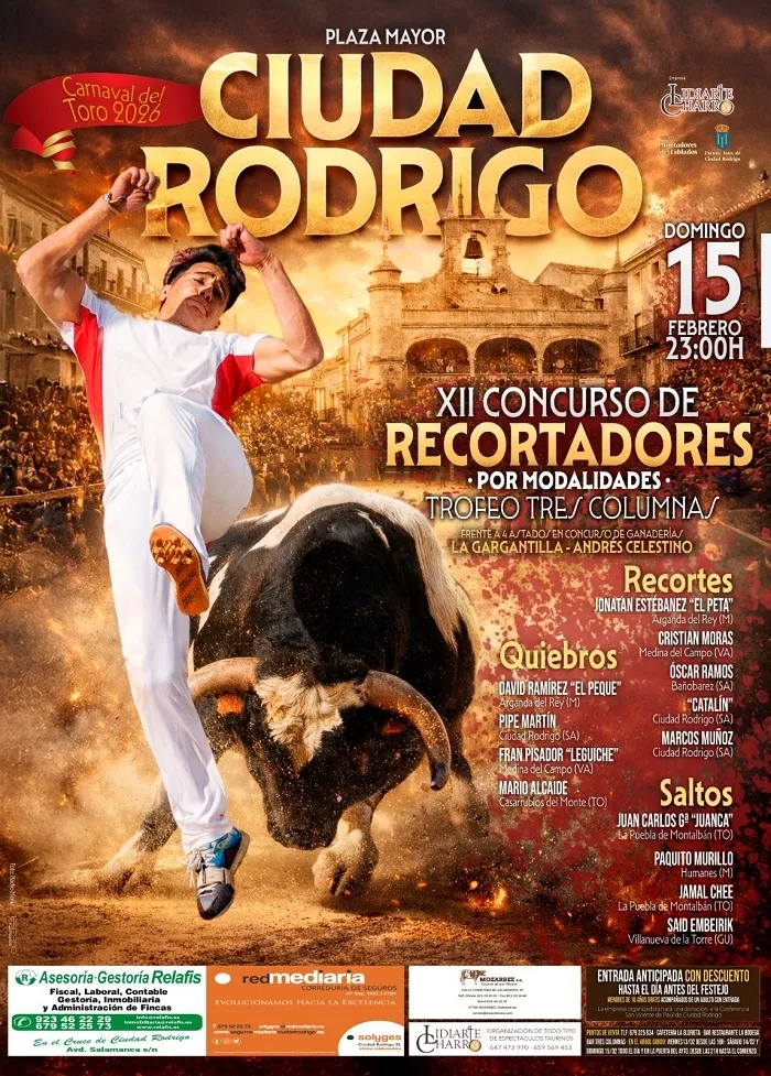 Presentación de la XII edición del Trofeo Tres Columnas del Concurso de Recortes de Ciudad Rodrigo 