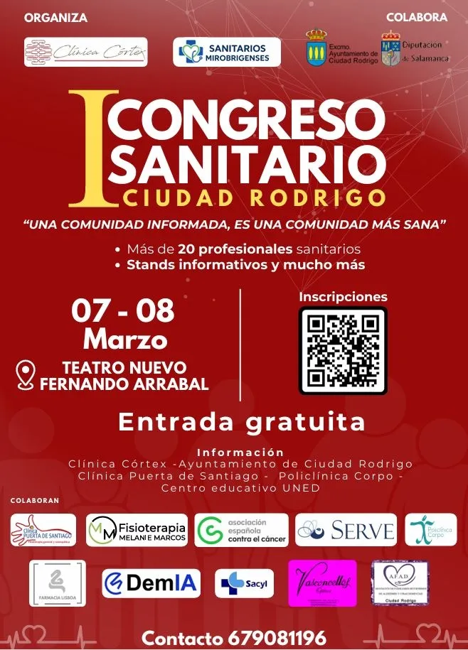 Presentación del I Congreso Sanitario en Ciudad Rodrigo 