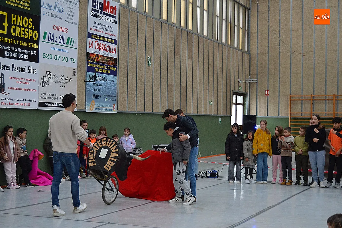 Actividad de tauromaquia en el colegio san Francisco 