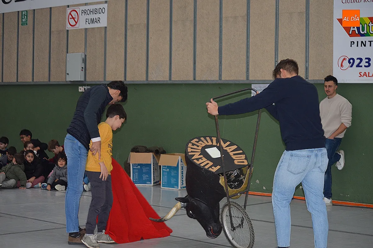 Actividad de tauromaquia en el colegio san Francisco 