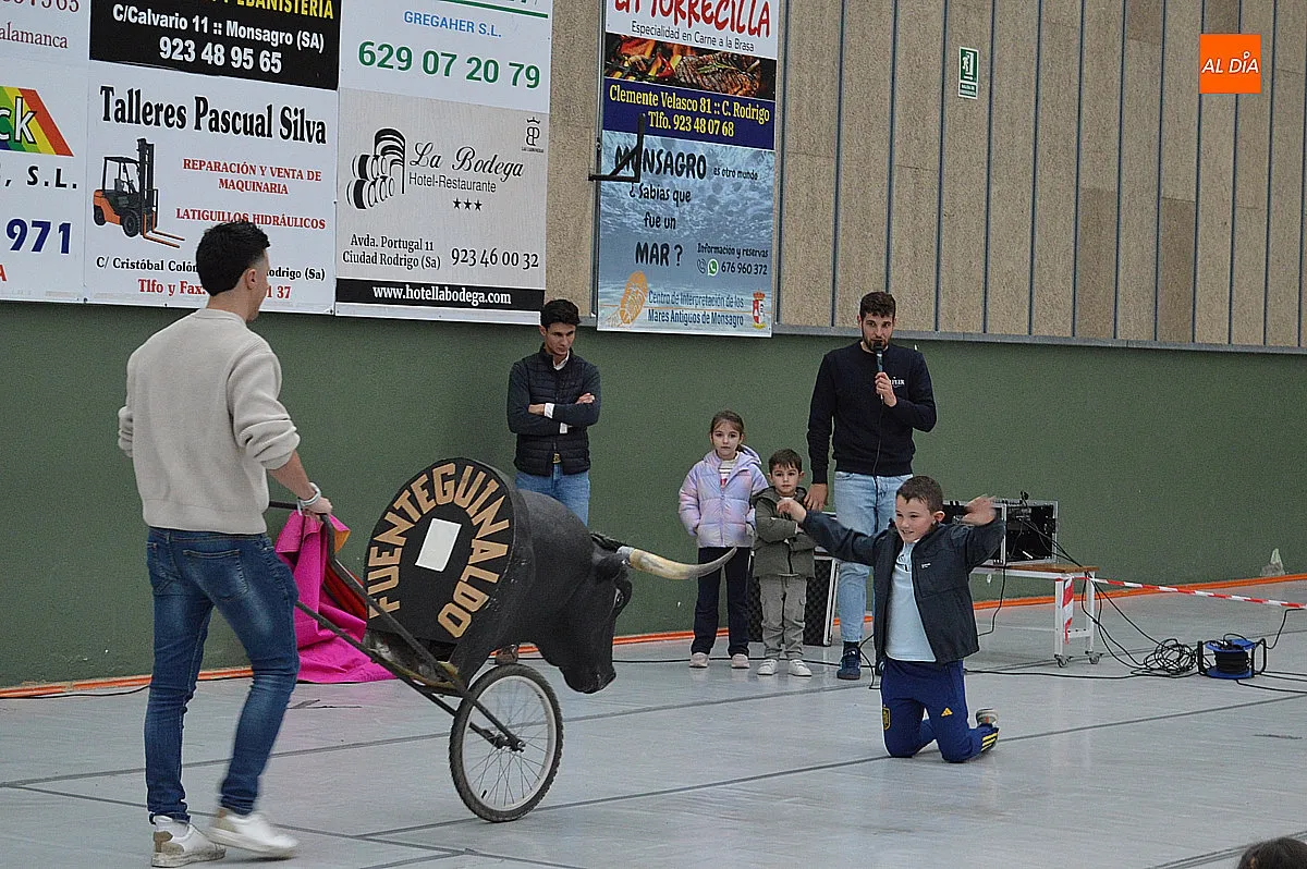 Actividad de tauromaquia en el colegio san Francisco 