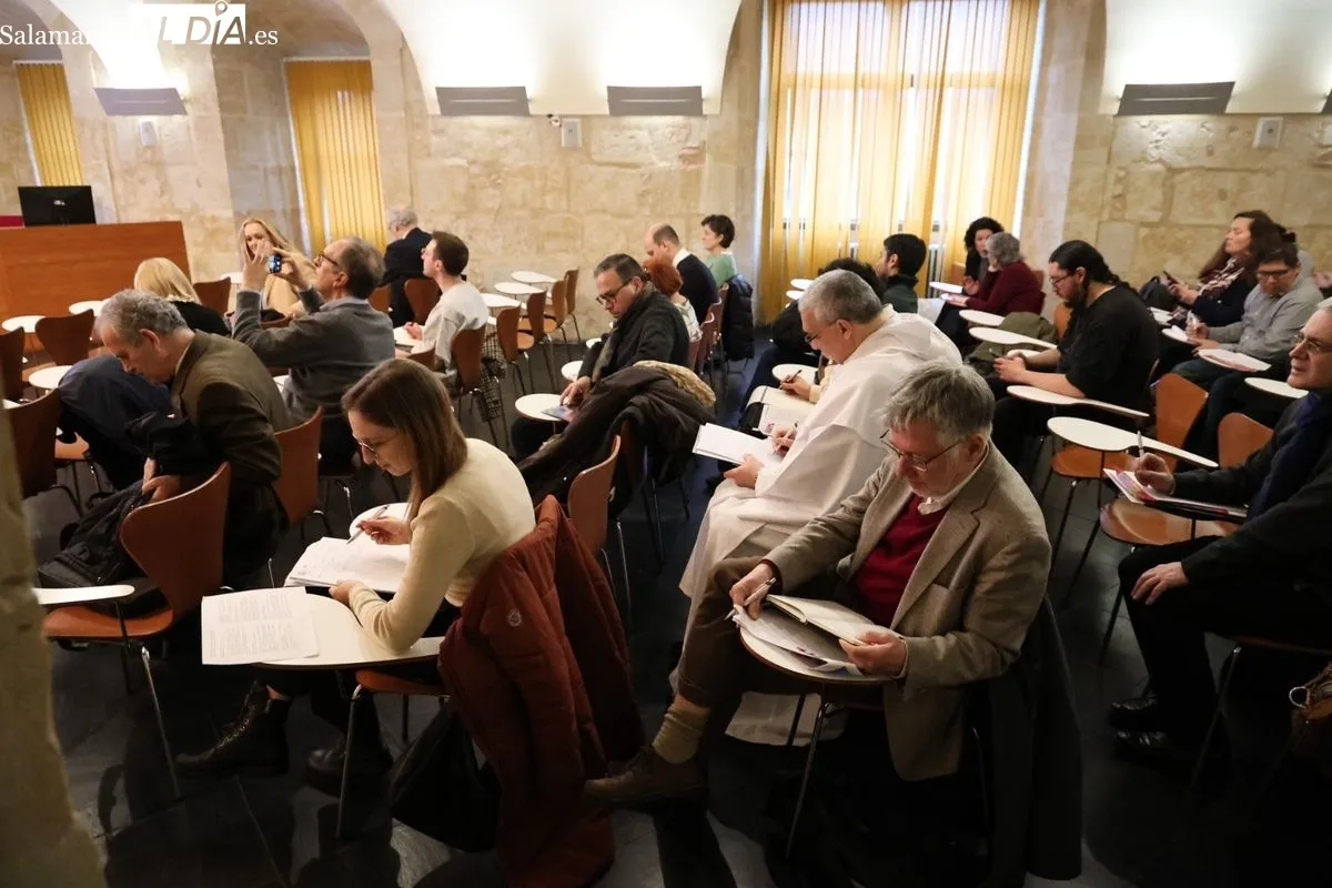 La Universidad Pontificia de Salamanca acoge la segunda fase del congreso internacional sobre la Escuela de Salamanca, organizado junto a la USAL y San Esteban. Foto de David Sañudo