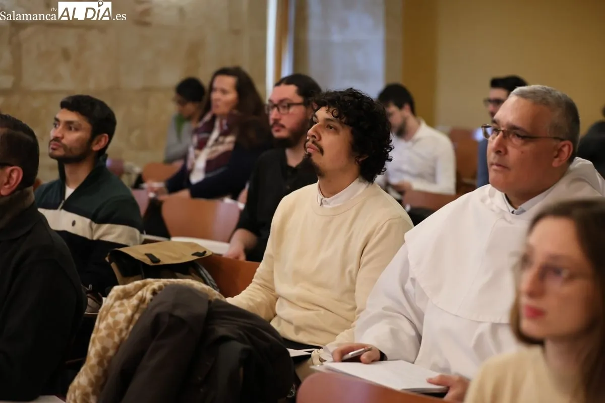 La Universidad Pontificia de Salamanca acoge la segunda fase del congreso internacional sobre la Escuela de Salamanca, organizado junto a la USAL y San Esteban. Foto de David Sañudo